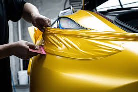 Yellow Car Wrap